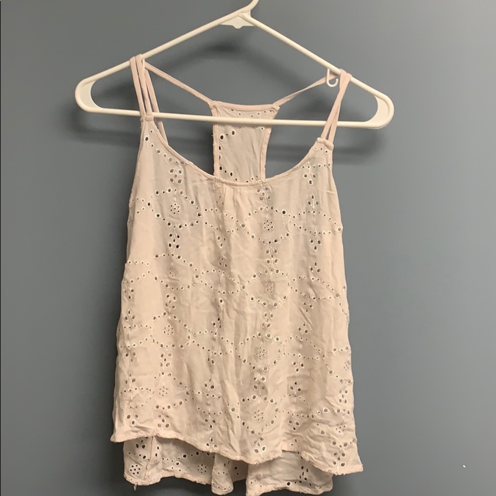 Lace tank top